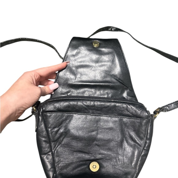 Black Studded Shoulder Bag - Picture 2 of 4